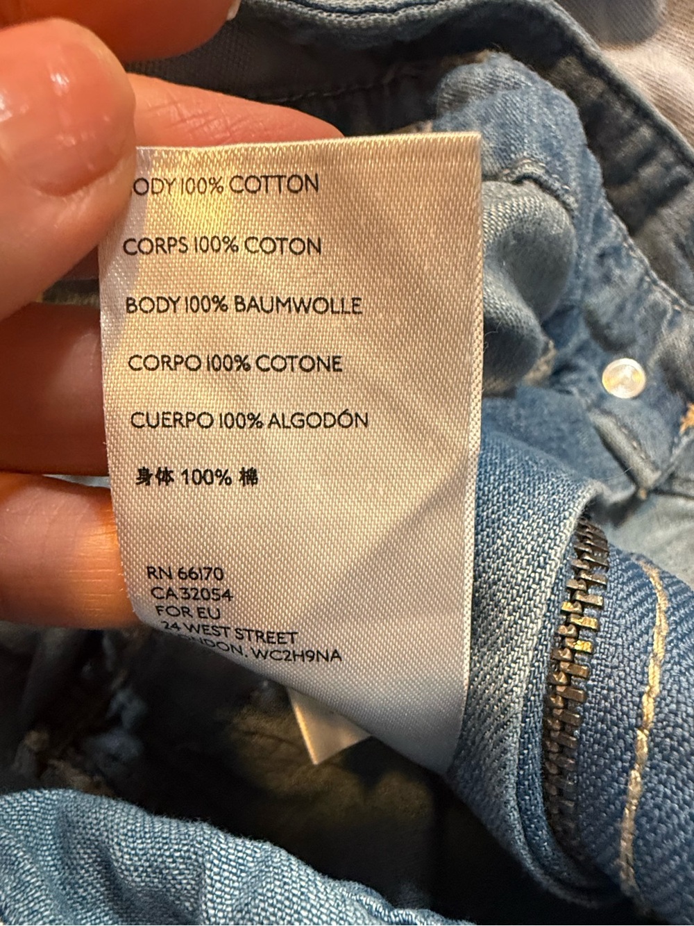 Pilcro for Anthropologie Wide-Leg Denim Jumpsuit in Indigo, sz 28 - Picture 13 of 15